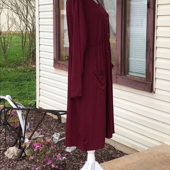 Women’s Long Sleeve Dress w/Pockets (3A) - Picture 7 of 8